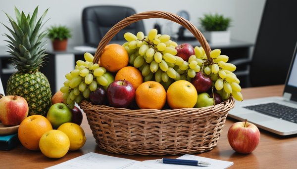 Panier de fruits au bureau : boostez le bien-être au travail