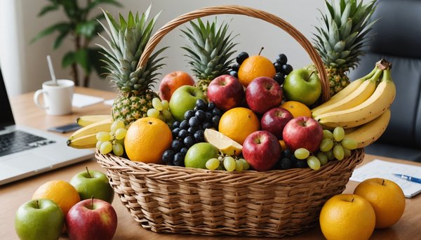 Panier de fruits au bureau : boostez le bien-être au travail